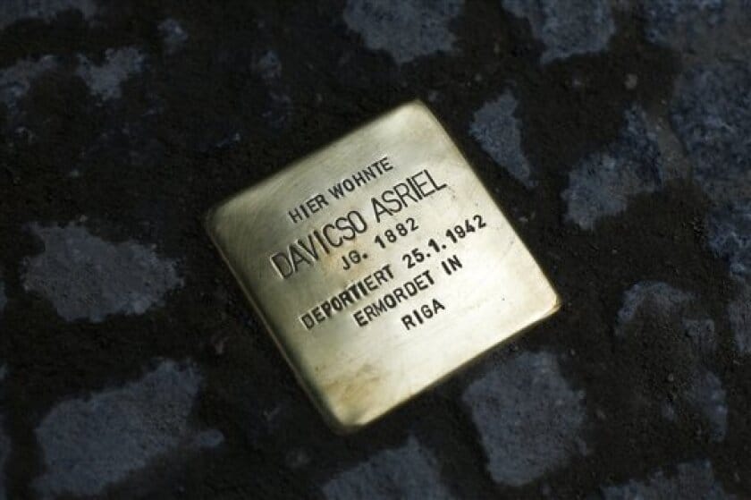 German artist revives names of Holocaust victims - The San Diego  Union-Tribune