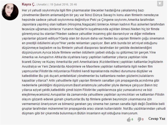 Saul’un Oğlu ve Antisemitizm