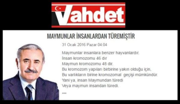 Vahdet Gazetesi yazarı Seyfi Şahin’den antisemit açıklamalar