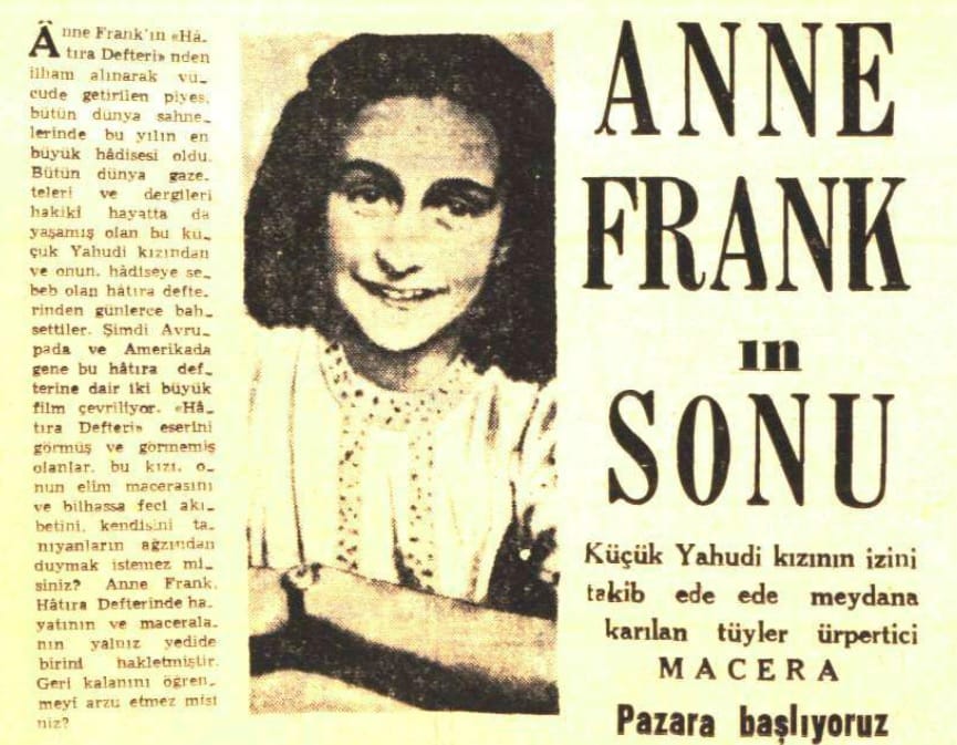 Anne Frank Türkiye’de nasıl yankılandı? – Serdar Korucu
