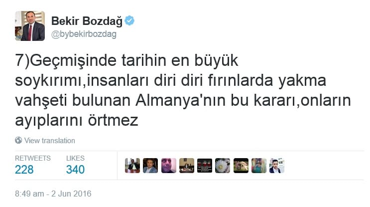 Türkiye: Fırınlarda yaktılar, Almanya: Holokost biriciktir – Serdar Korucu