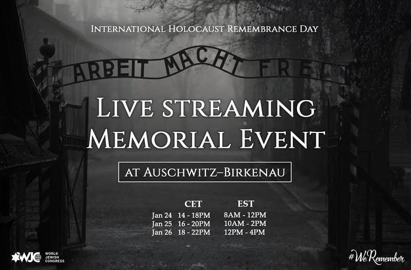 #WeRemember fotoğrafları Auschwitz-Birkenau’da gösteriliyor