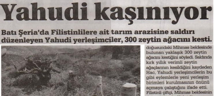 Yeni Konya Gazetesi’nden antisemitizm: “Yahudi kaşınıyor”