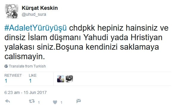 #AdaletYürüyüşü Tartışması Üzerinden Antisemitizm – Serdar Korucu