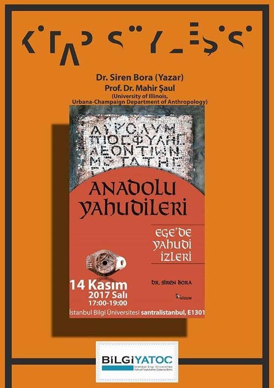 Kitap Söyleşisi: Anadolu Yahudileri. Ege’de Yahudi İzleri