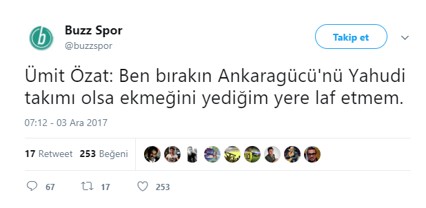 Ümit Özat’tan antisemit sözler: “Yahudi Takımı Olsa…”