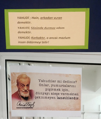 Okullarda Antisemit Panolar ve Tepkiler