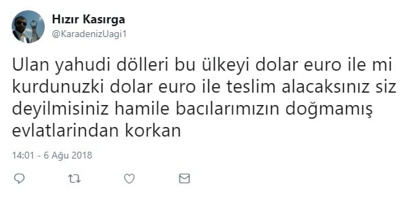 Yükselen Dolar Kuru Üzerinden Antisemitizm – Serdar Korucu