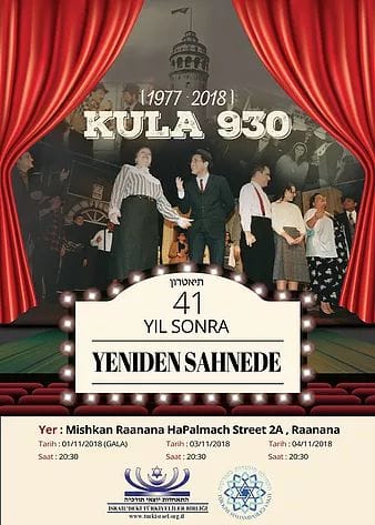 Kula 930 Müzikali İsrael’de