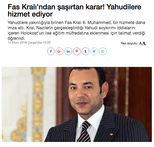 Yeni Akit’ten satır satır antisemitizm