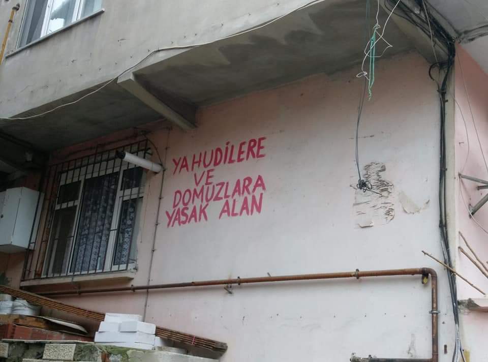 Gaziosmanpaşa’daki Antisemit Duvar Yazısı Üzerinden Yahudi Nefreti