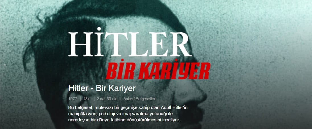 Netflix’e Göre Hitler “Neredeyse Bir Dünya Fatihi” – Serdar Korucu