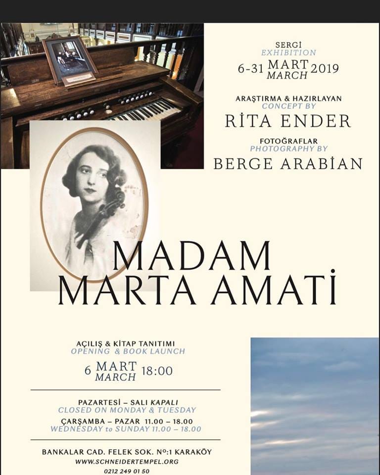 Rita Ender ve Berge Arabian’dan Madam Marta Amati Sergisi