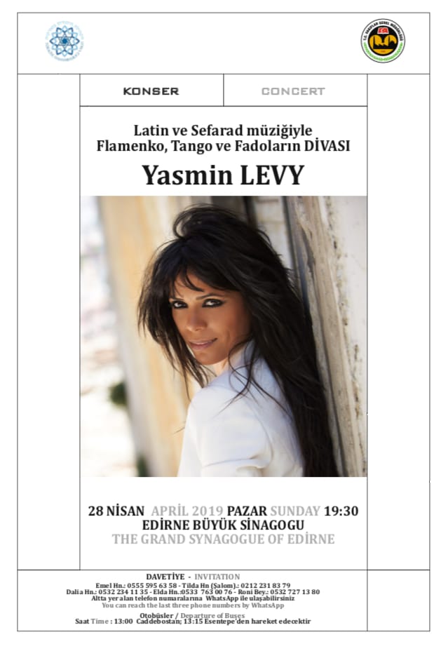 Yasmin Levy Edirne Büyük Sinagogu’nda