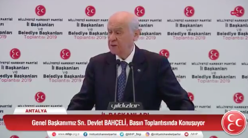Devlet Bahçeli: İmamoğlu Ermenilere, Yahudilere Selam Gönderiyor