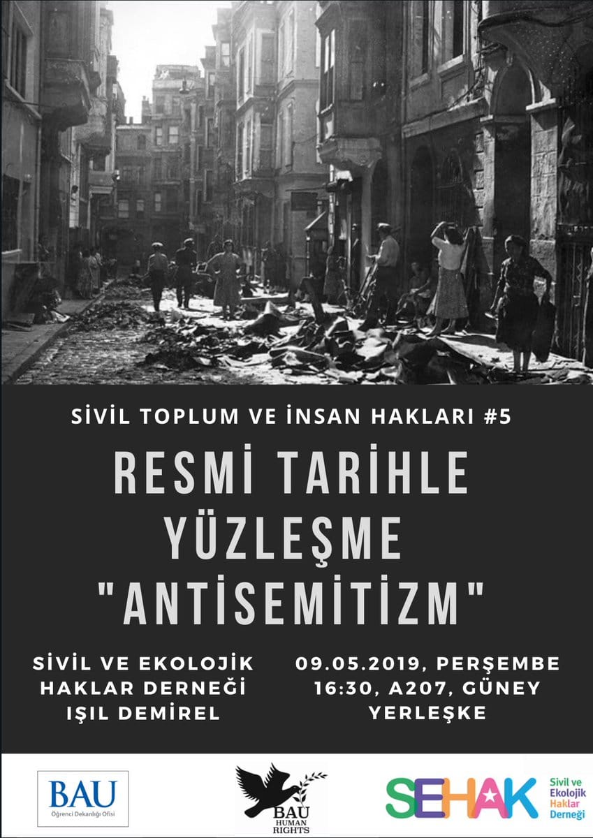 Bugün: Resmi Tarihle Yüzleşme – Antisemitizm Söyleşisi