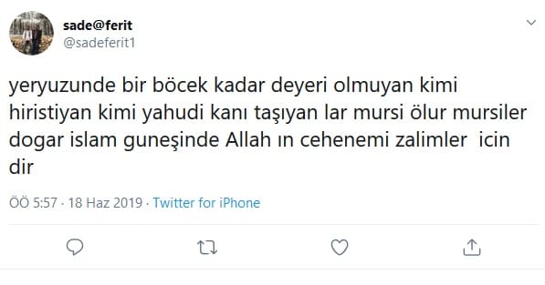 Muhammed Mursi’nin Ölümü Üzerinden Antisemit Mesajlar – Serdar Korucu