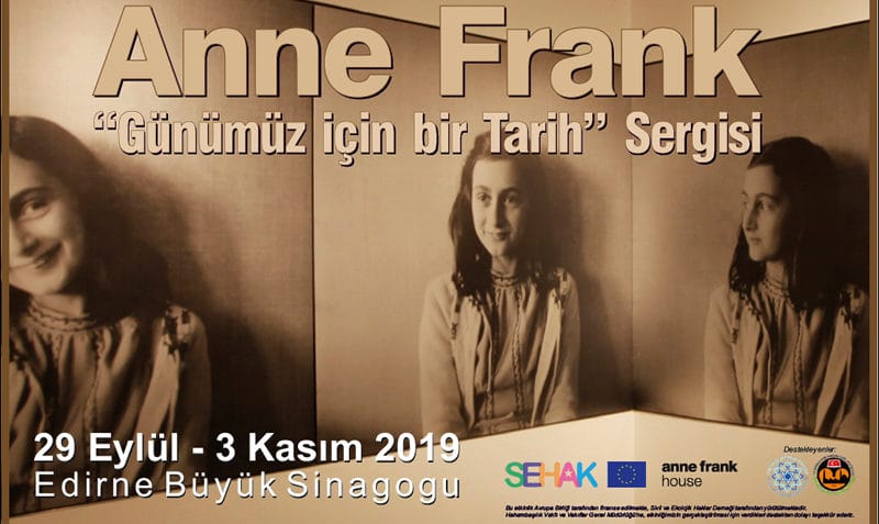 Edirne Büyük Sinagogu’nda Anne Frank