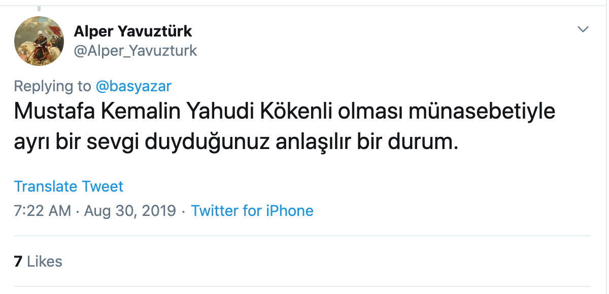 30 Ağustos Üzerinden Yahudi Aidiyeti ve İhaneti Tartışması Çıktı