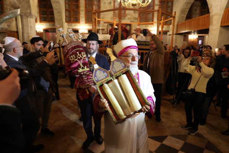 Gaziantep Sinagogu 40 Sene Sonra Hanuka Kutlaması için Açıldı