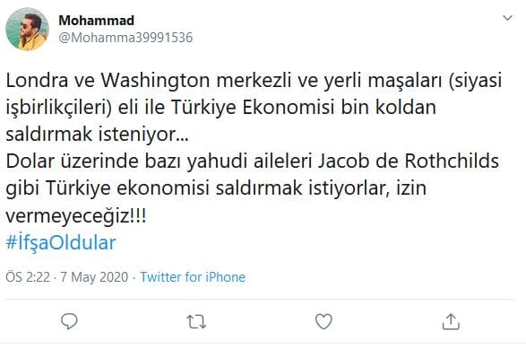 #EkonomiyeSaldırı Üzerinden Antisemit Mesajlar – Serdar Korucu