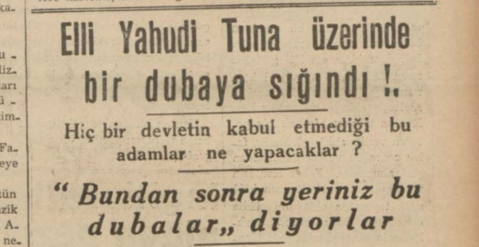 Tuna Nehri’nde Dubaya Sığınan Yahudi Aile: Reisner – Serdar Korucu