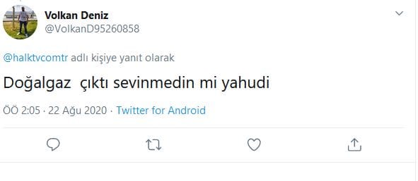Doğalgaz Üzerinden Antisemit Mesajlar – Serdar Korucu