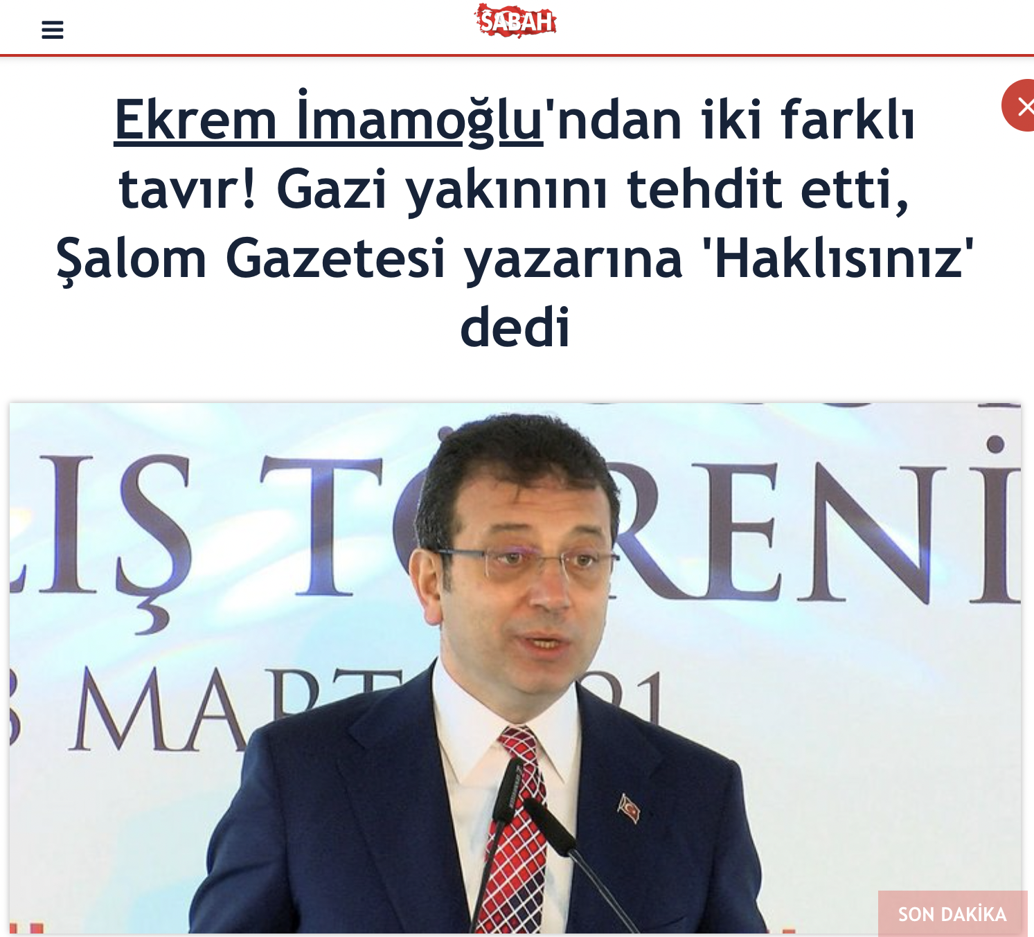 Sabah da antisemitizmde Takvim’den geri kalmadı