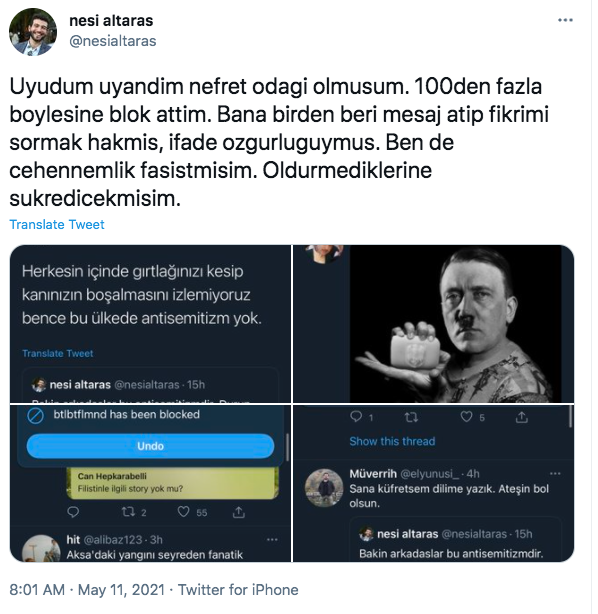 Avlaremoz Editörü Nesi Altaras’a Sosyal Medyada Antisemit Saldırı