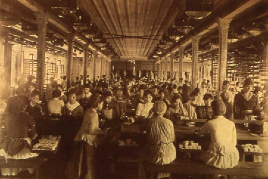 Cibali Reji Fabrikası, 1906 Grevi ve Yahudi Emekçiler