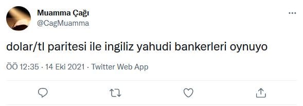 #Dolar Üzerinden Antisemit Mesajlar – Serdar Korucu