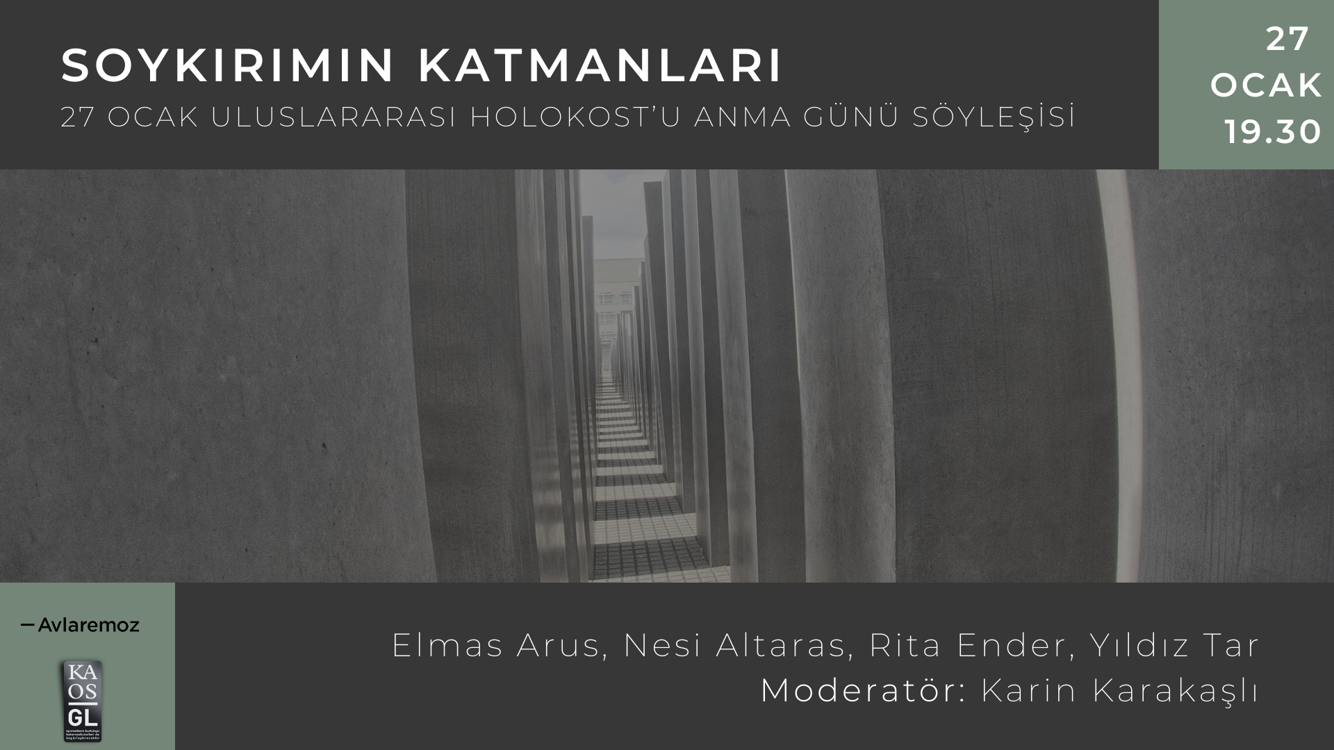 Kaos GL ve Avlaremoz Holokost Anma Günü Söyleşisi: Soykırımın Katmanları