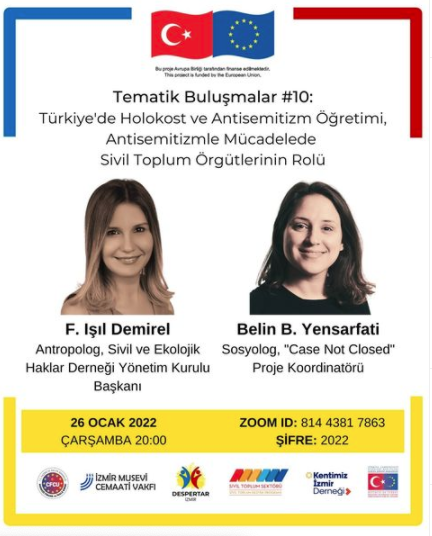 Bu Akşam: Despertar İzmir Türkiye’de Holokost ve Antisemitizm Öğretimini Konuşuyor