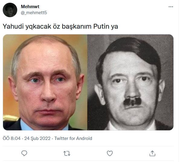Rusya ve Ukrayna Üzerinden Antisemit Mesajlar – Serdar Korucu