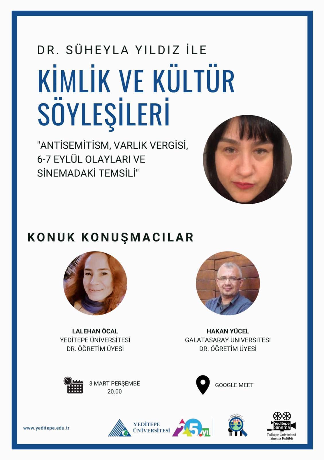 Çevrimiçi Panel: Yeditepe Kimlik ve Kültür Söyleşileri