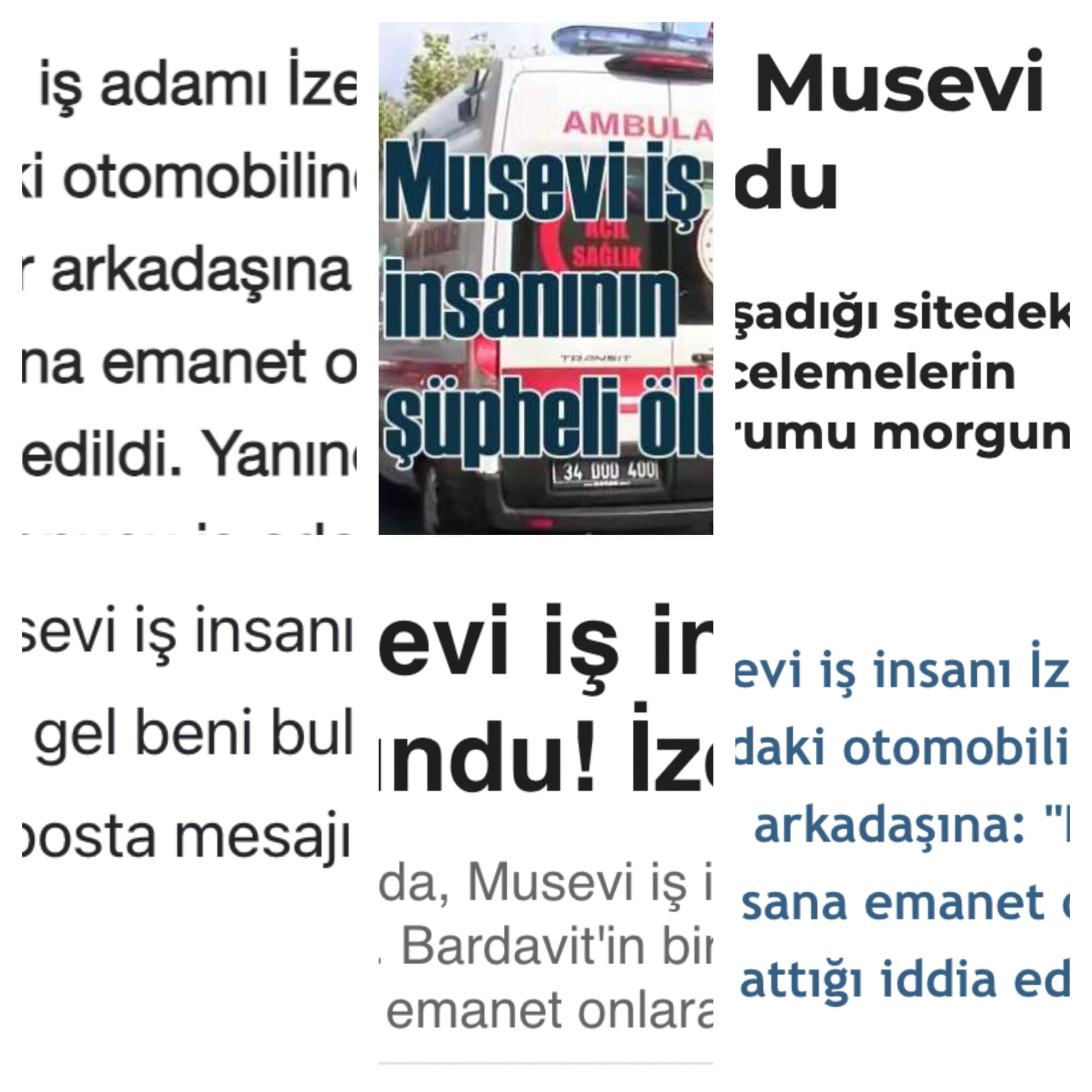 Haberlerde “Musevi” kimliği yine öne çıktı!