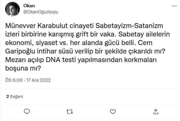 Cem Garipoğlu Üzerinden Antisemit Mesajlar – Serdar Korucu