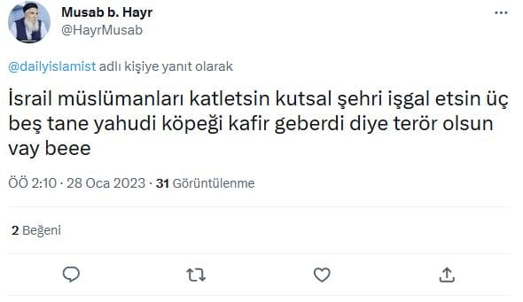 İsrail’de Sinagoga Yönelik Terör Saldırısı Üzerinden Antisemit Mesajlar – Serdar Korucu