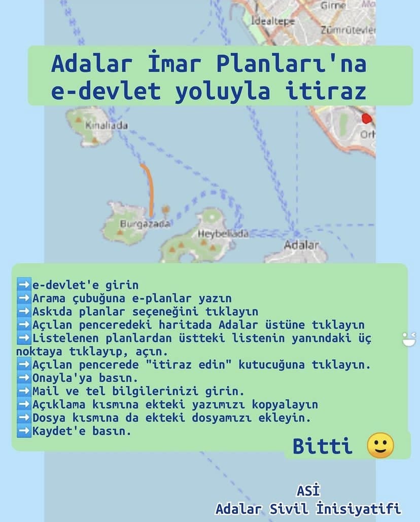 Ada Dosyası Yaklaşırken: Adalar İmar Planına İtiraz Çağrısı