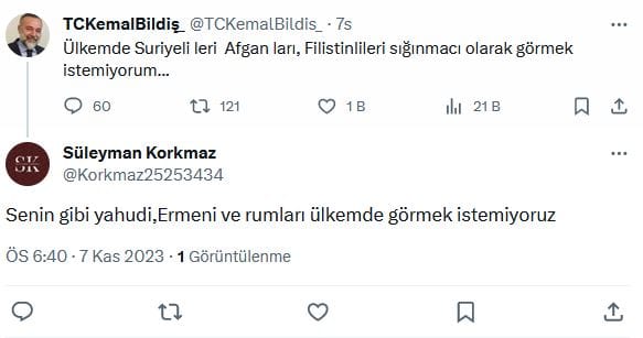 1 Milyon Filistinli İddiası Üzerinden Antisemit Mesajlar – Serdar Korucu