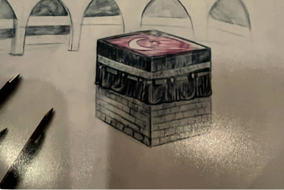 Saint Antuan Katolik Kilisesi’ne Kâbe ve Türk bayraklı mektup