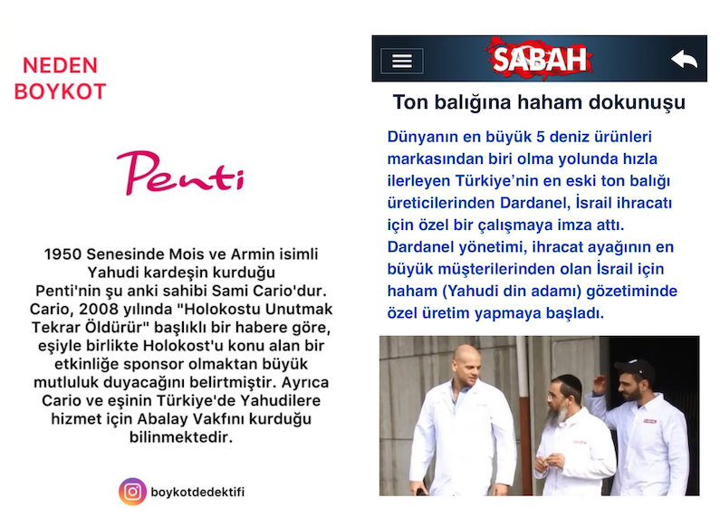 Boykot hedef şaşırıp antisemitizme varınca
