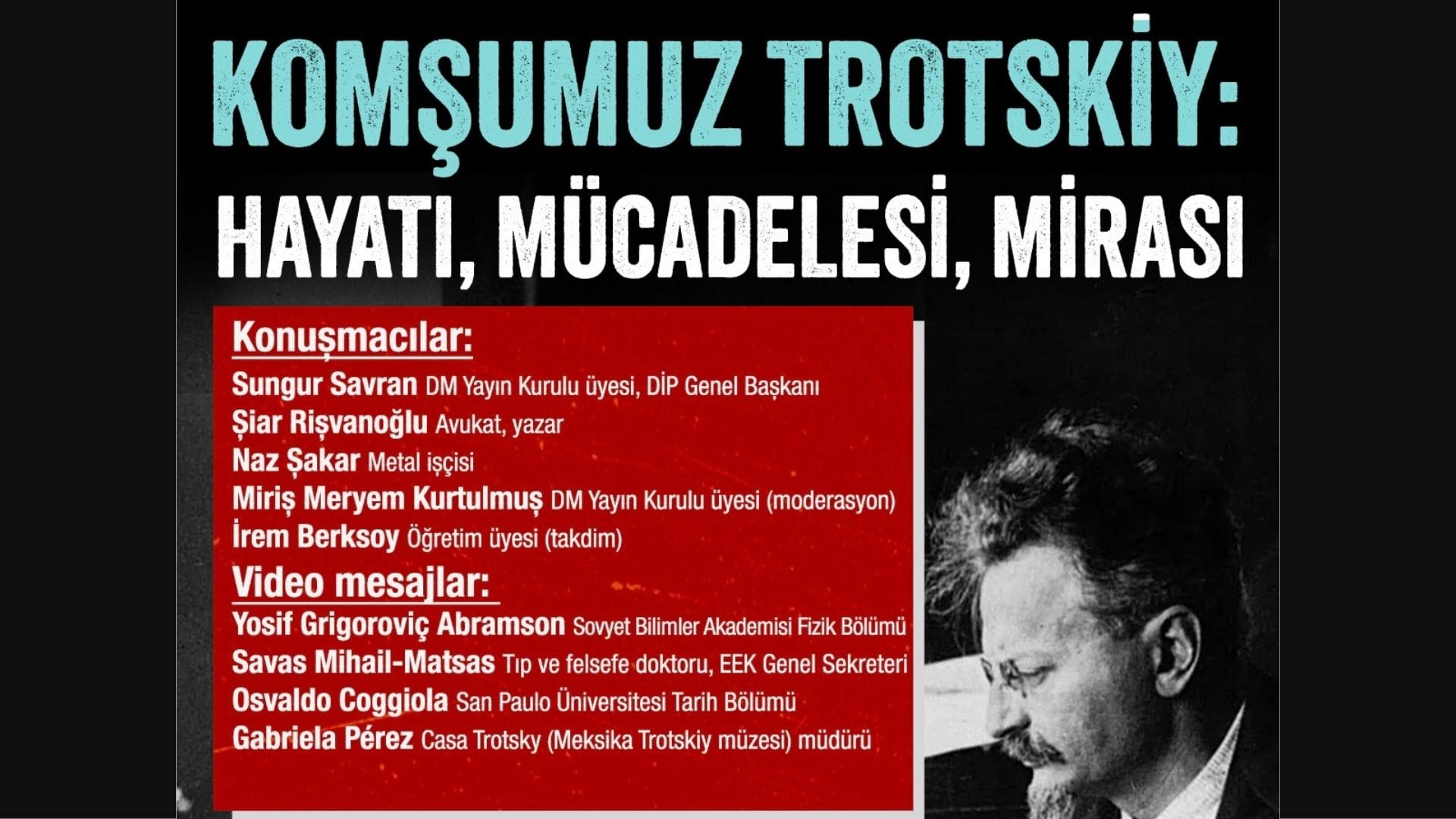 Devrimci Marksizm 17 Ağustos’ta Büyükada’da Trotskiy anması düzenliyor